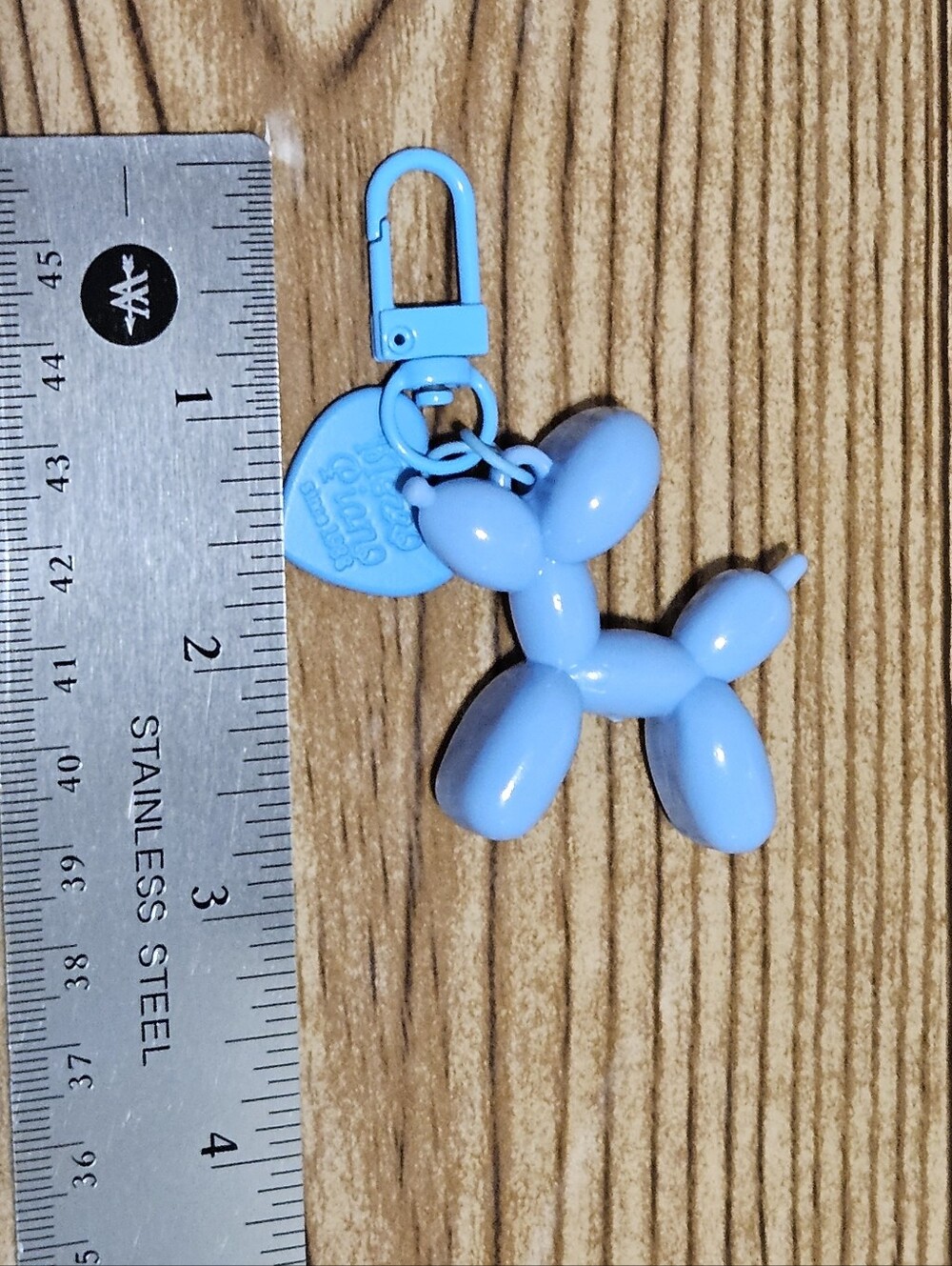 Balloon Dog Keychain Charm Blue - Picture 3 of 3